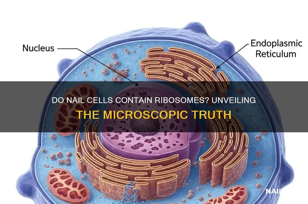are ribosomes in nail cells