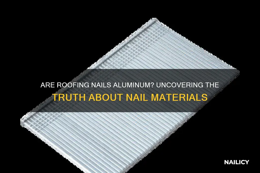 are roofing nails aluminum