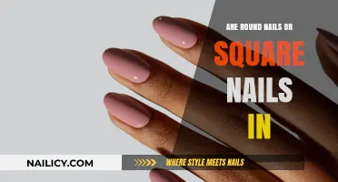 Round vs. Square Nails: Which Shape is Trending In?