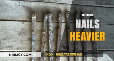 Rusty Nails vs. New: Does Oxidation Affect Their Weight?