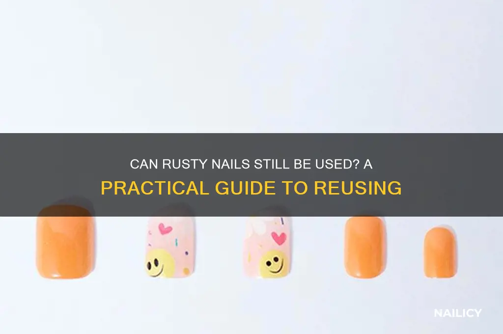 are rusty nails usable