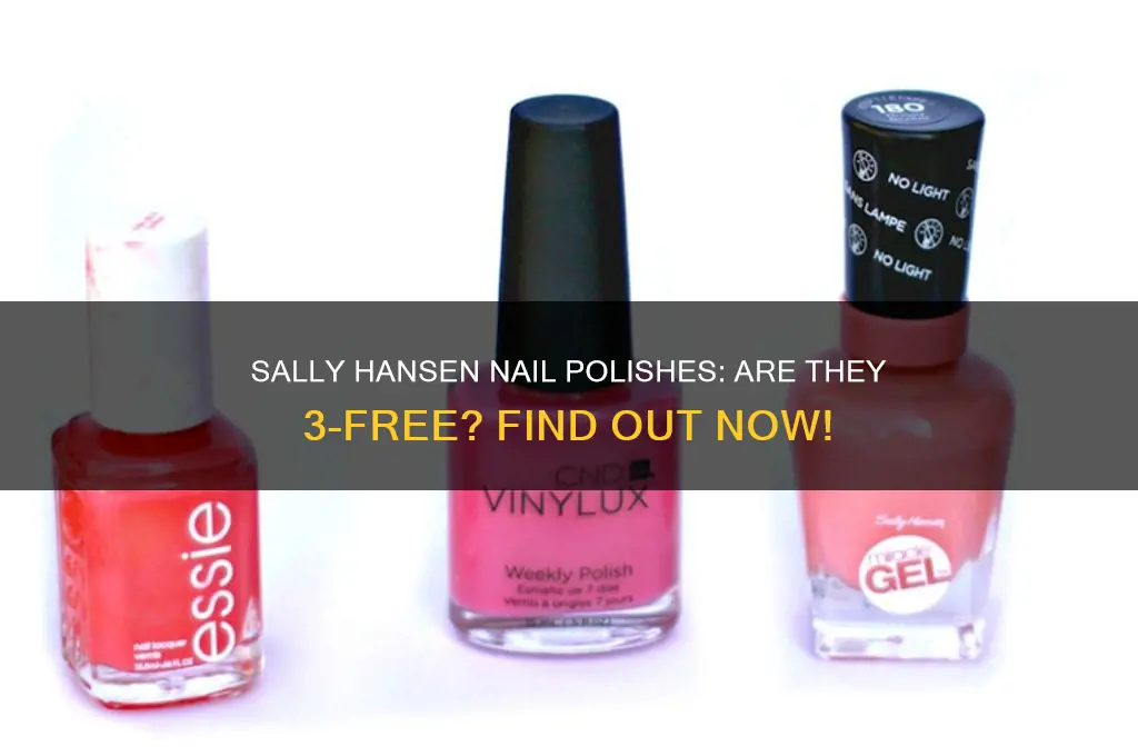are sally hansen nail polishes 3 free