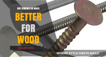 Screws vs. Nails: Which Fastener is Best for Wood Projects?