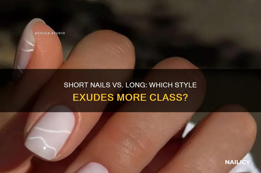 are short nails classier