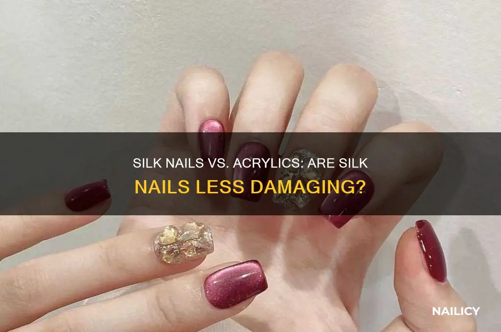 are silk nails less damaging