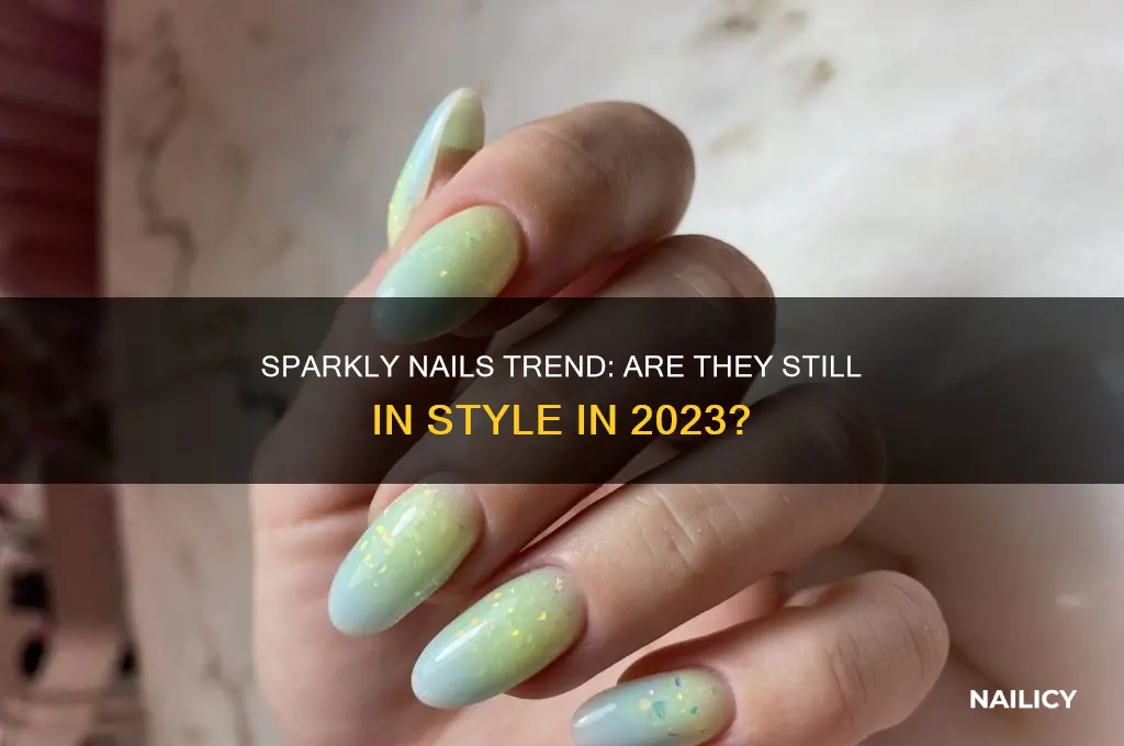 are sparkly nails in