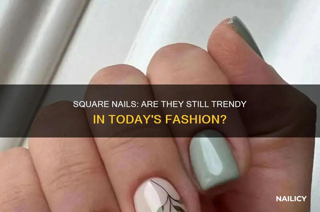 are square nails in style