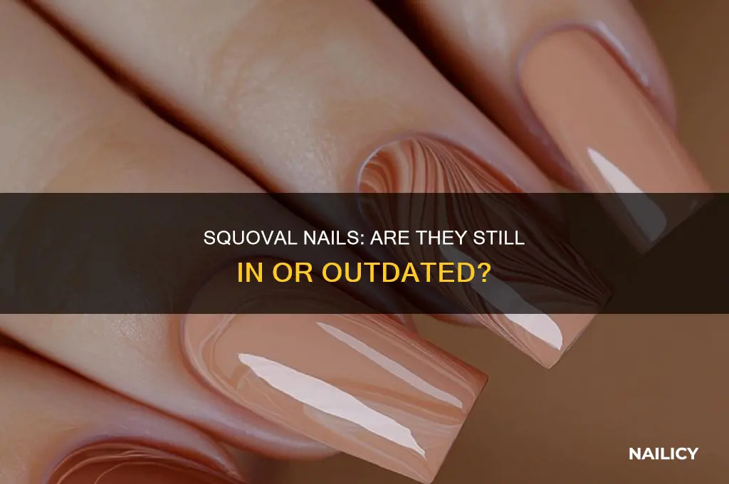are squoval nails out