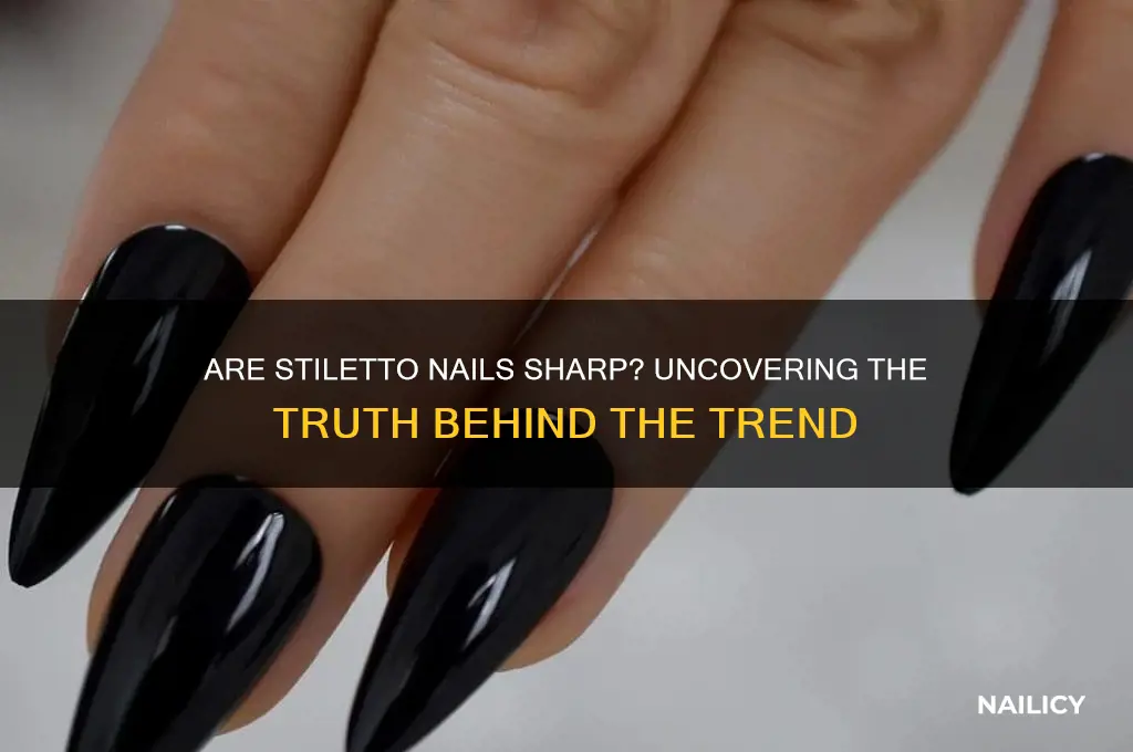 are stiletto nails sharp