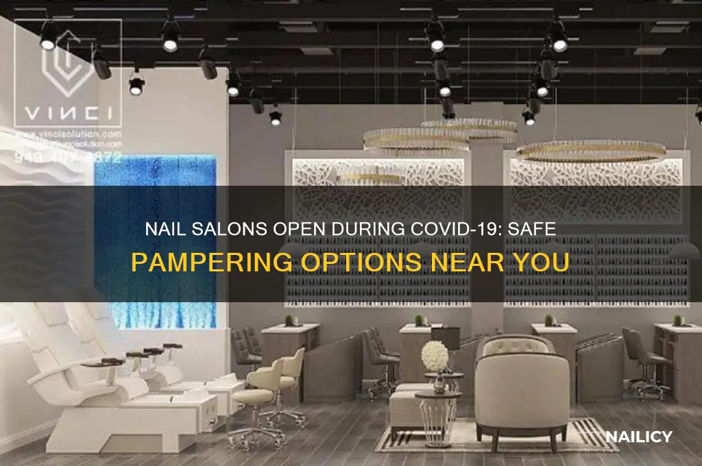 are there any nail salons open during covid 19