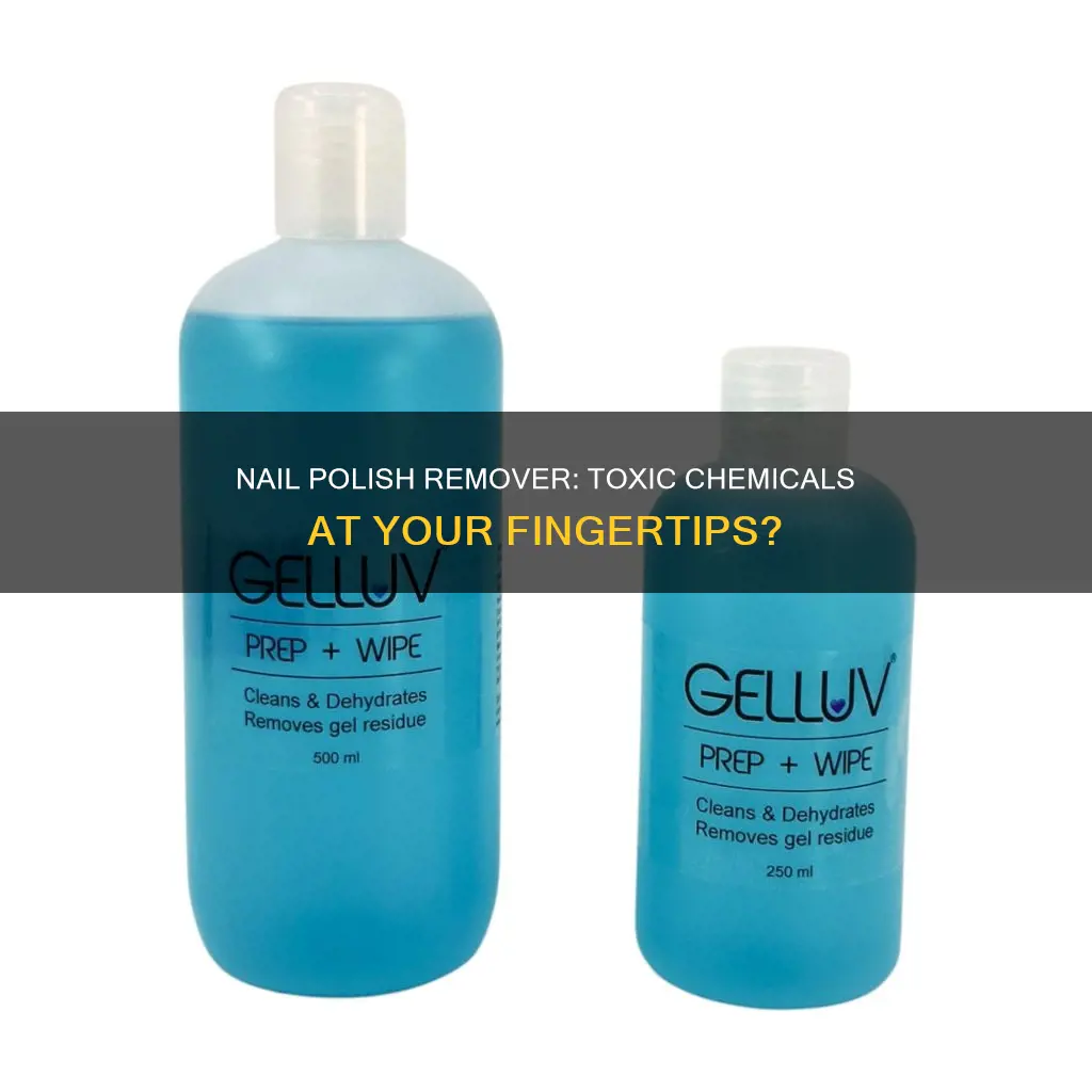 are there dangerous chemicals in nail polish remover