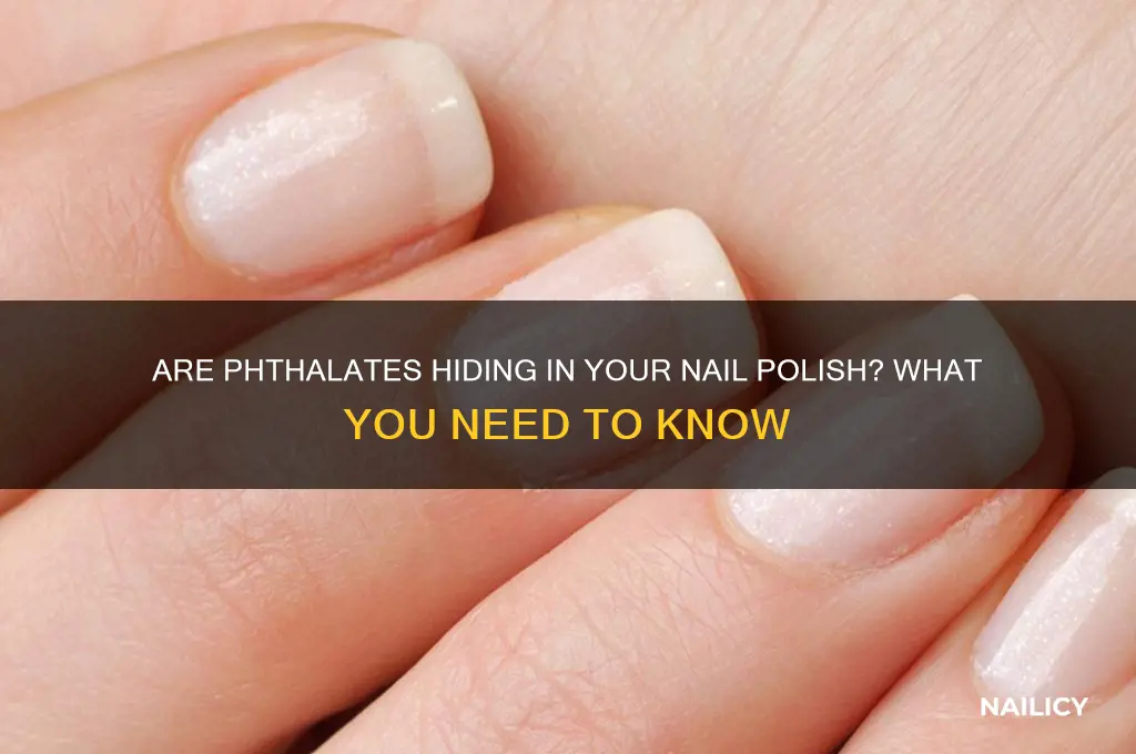 are there pthalates in nail polish
