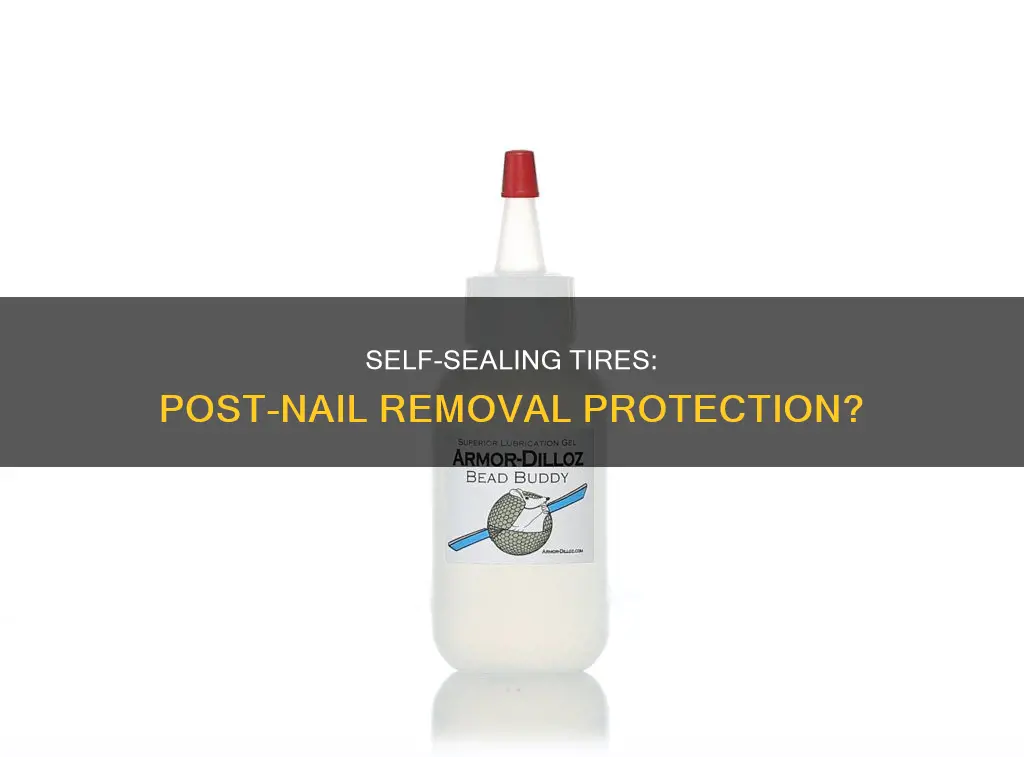 are tires self sealing after nail removal
