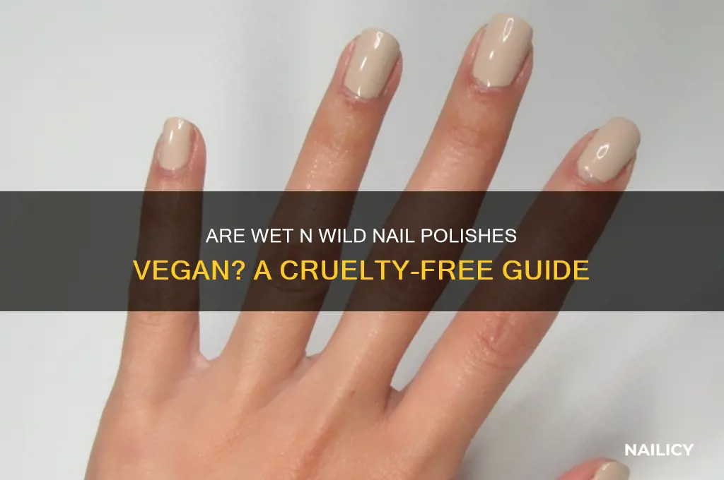 are wet and wild nail polishes vegan