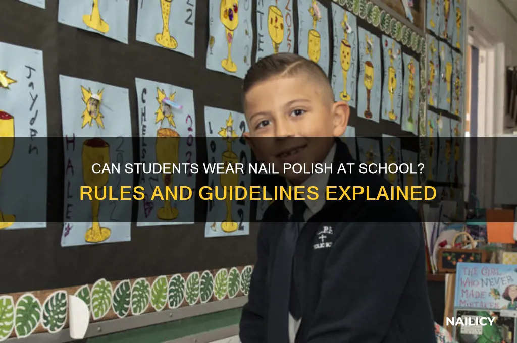 are you allowed to wear nail polish at school