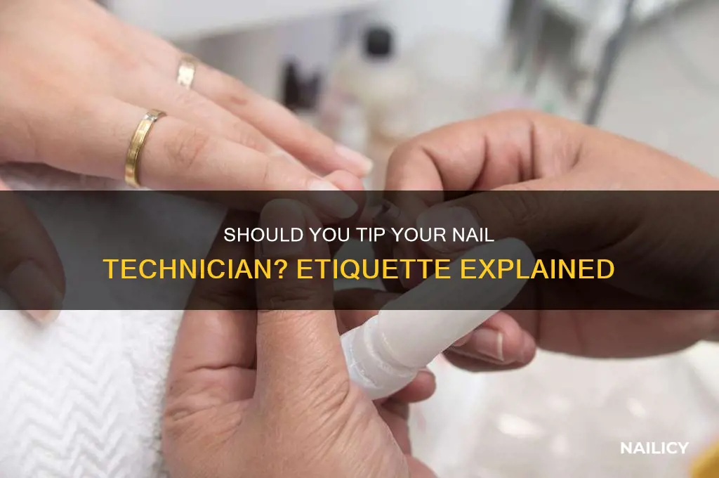 are you supposed to tip your nail lady