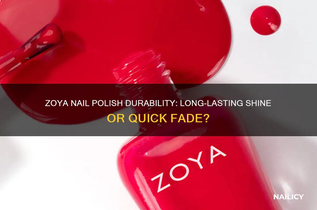 are zoya nail polish long lasting