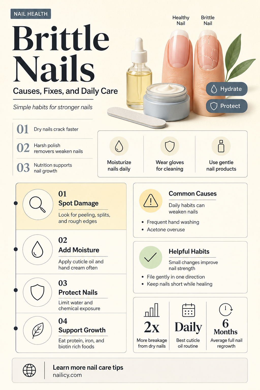 are my nails brittle