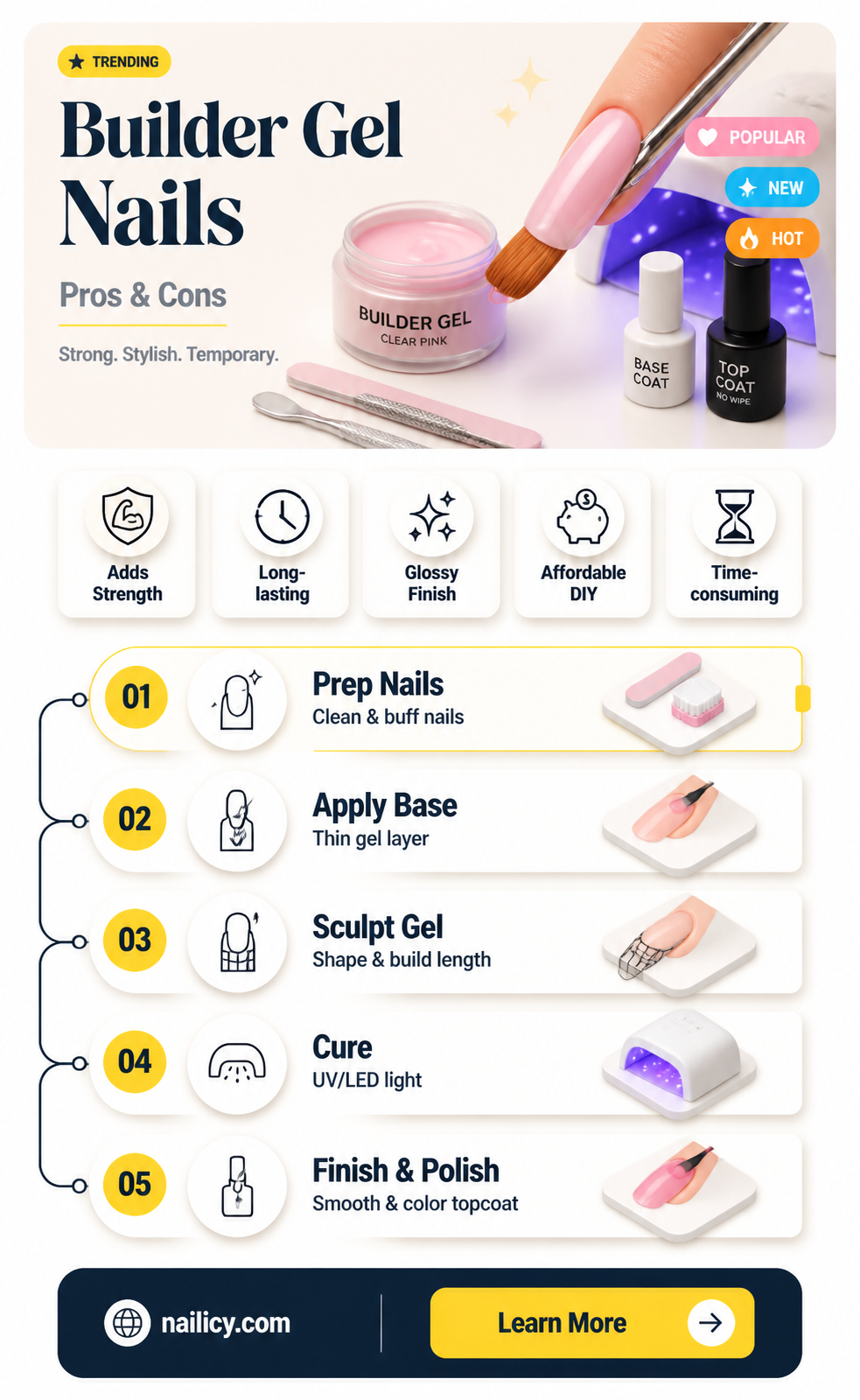 are builder gel nails good