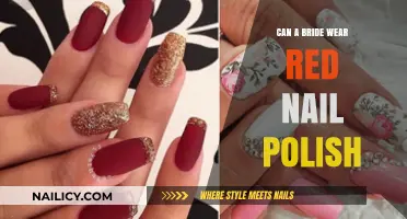 Can Brides Rock Red Nail Polish? Breaking Wedding Traditions