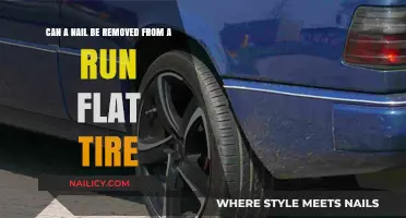 Run-Flat Tires: Removing Nails Safely