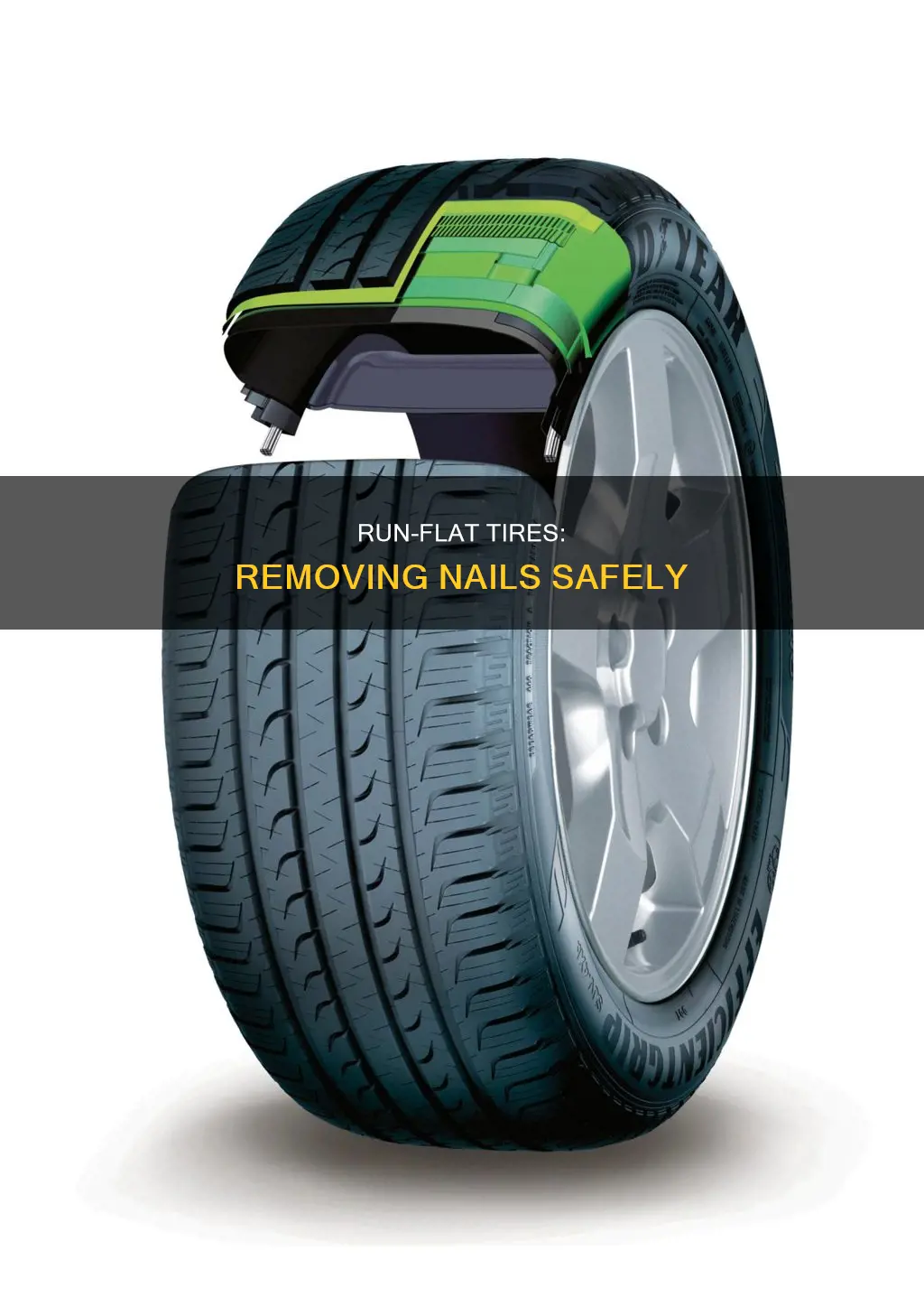 can a nail be removed from a run flat tire