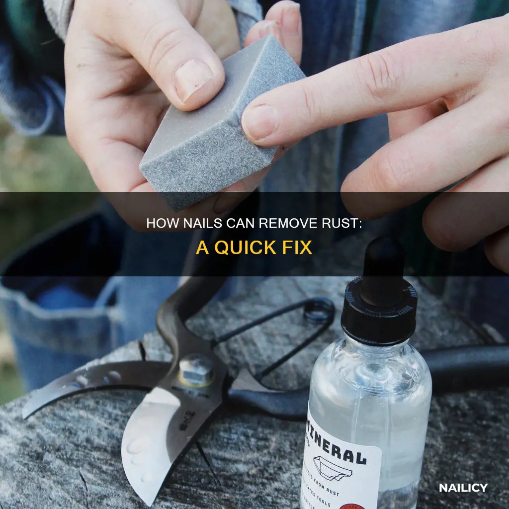 can a nail remove rust