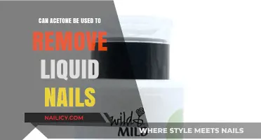 Acetone: An Effective Remover for Liquid Nails?