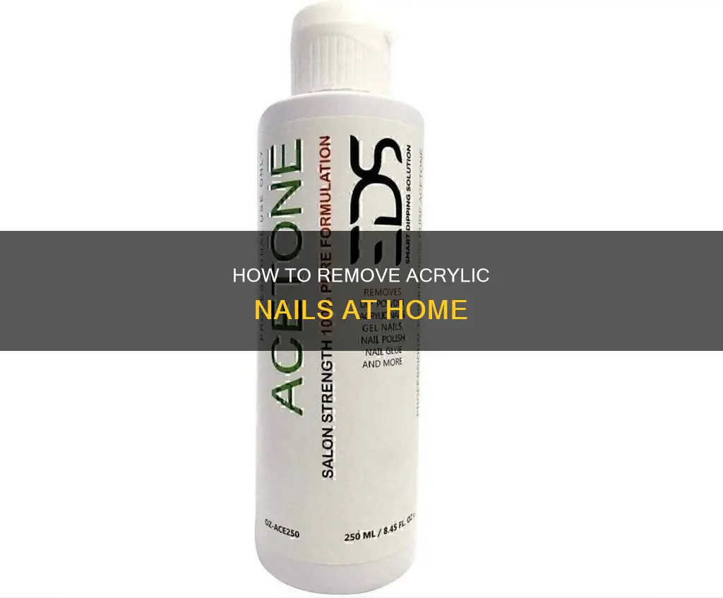 can acylic be removed with nail polish remover