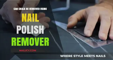 Erase Chalk Marks with Nail Polish Remover?