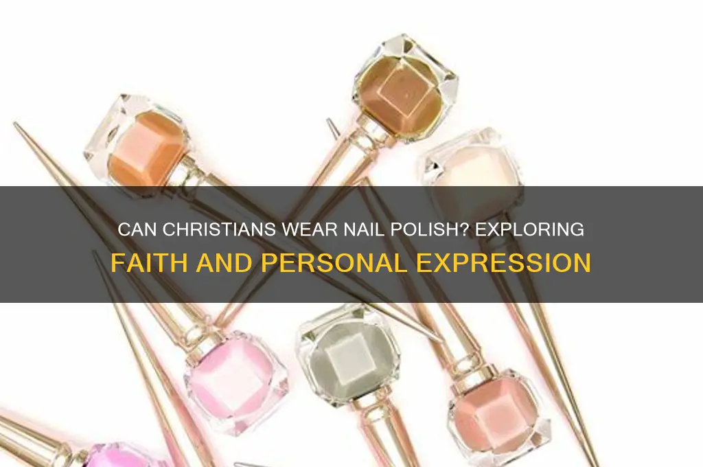 can christians wear nail polish