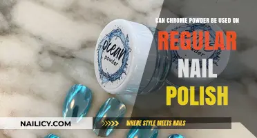Chrome Powder on Regular Nail Polish: Tips and Techniques