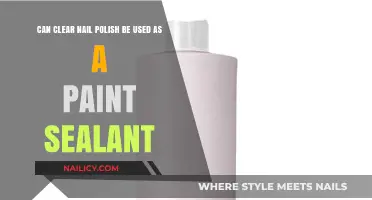 Clear Nail Polish as Paint Sealant: Effective Hack or Creative Myth?