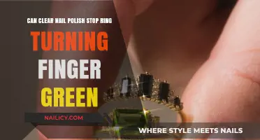 Clear Nail Polish Hack: Preventing Green Fingers from Rings