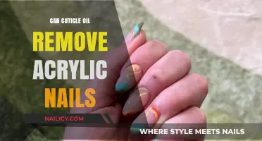 Cuticle Oil: An Effective Remover for Acrylic Nails?