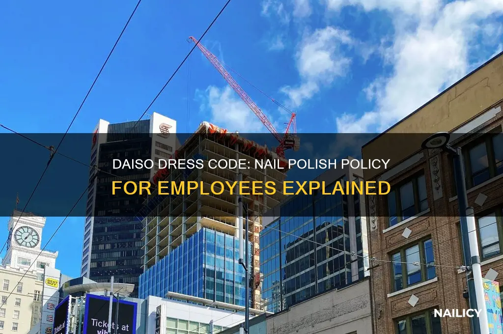 can daiso employees wear nail polish