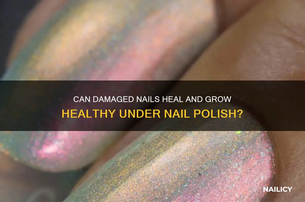 can damaged nails grow under polish