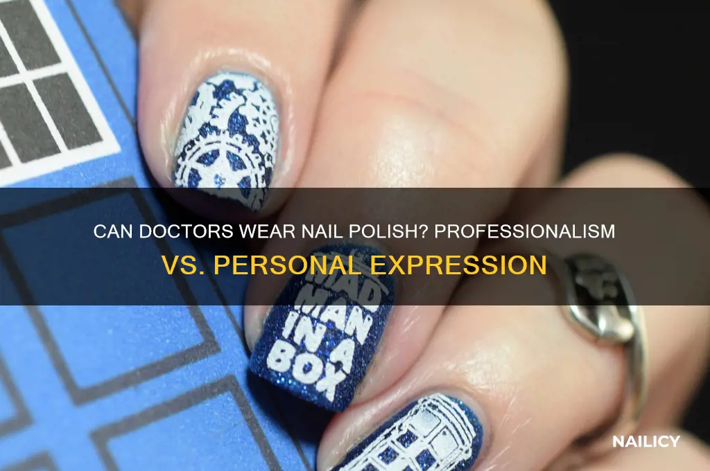can doctors have nail polish