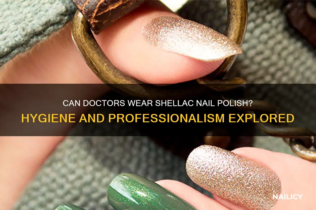 can doctors wear shellac nail polish