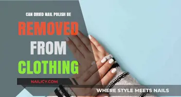 How to Remove Dried Nail Polish from Clothes