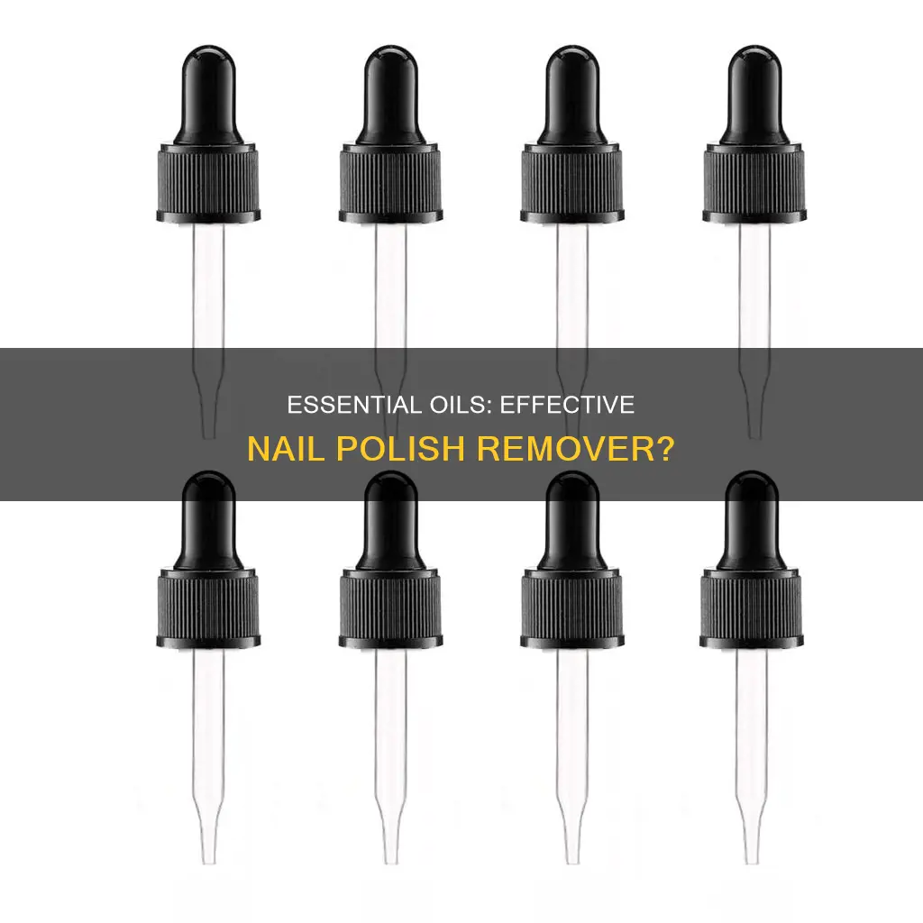 can essential oils remove nail polish
