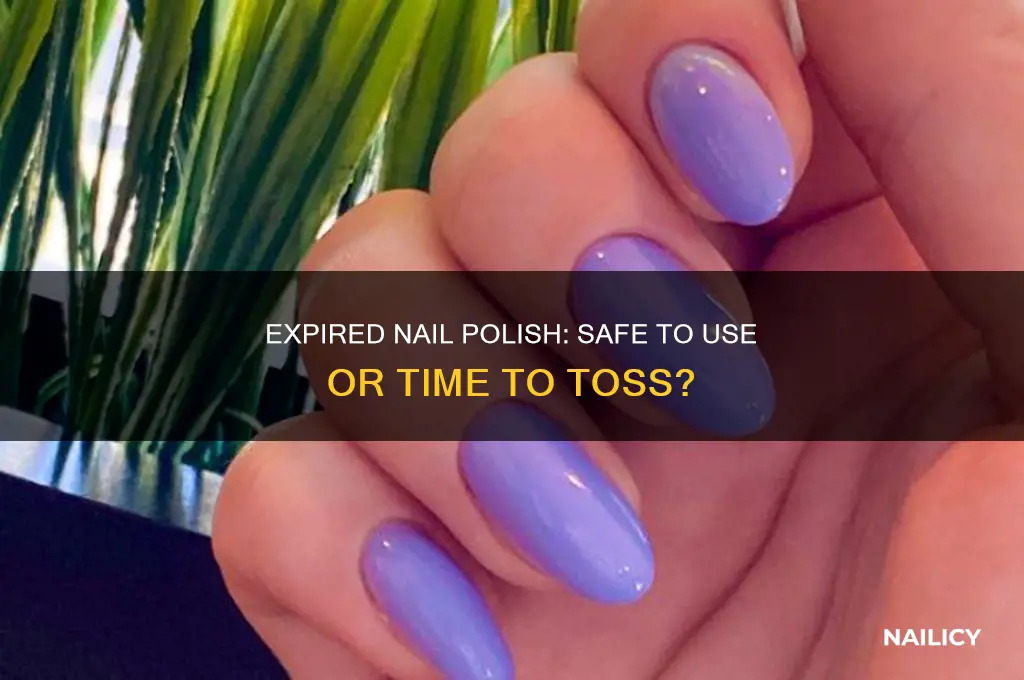 can expired nail polish be used