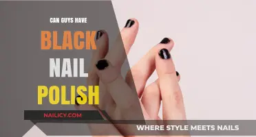 Breaking Stereotypes: Can Guys Rock Black Nail Polish Confidently?