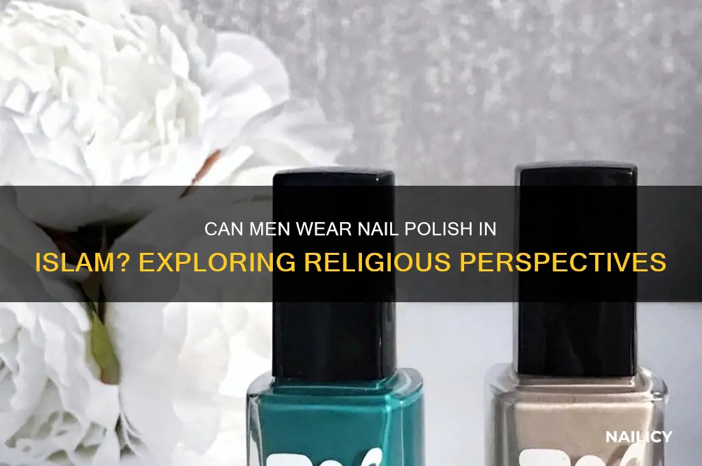 can guys wear nail polish in islam