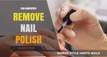 Hairspray: A Quick Fix for Nail Polish Removal