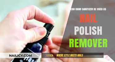 Hand Sanitizer: A Quick Nail Polish Remover?