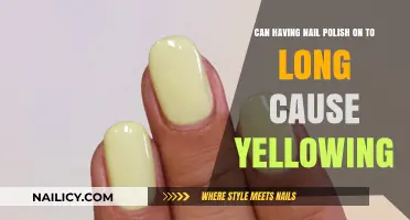 Does Long-Term Nail Polish Wear Lead to Yellow Discoloration?