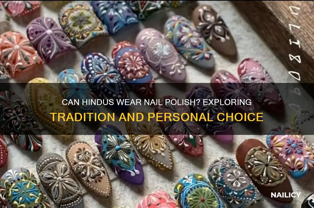 can hindu wear nail polish