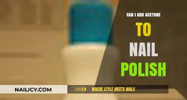 Can You Mix Acetone with Nail Polish? Risks and Alternatives