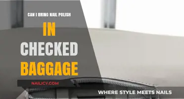 Traveling with Nail Polish: Checked Baggage Rules and Tips
